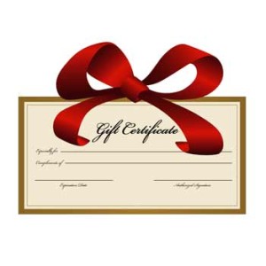 gift certificates online